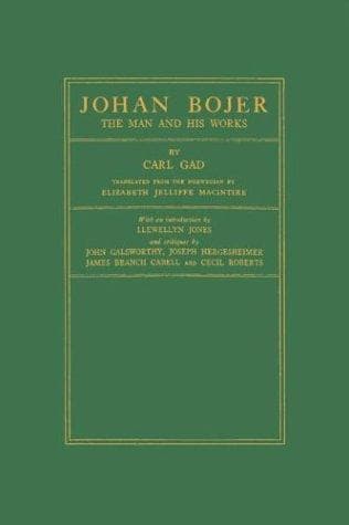Tapa de Johan Bojer, the man and his works.