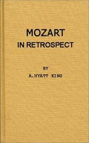 Tapa de Mozart in retrospect