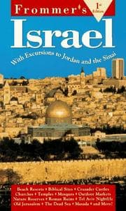 Tapa de Frommer's Israel (1st ed)