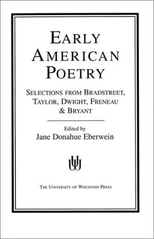 Tapa de Early American Poetry
