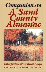 Tapa de Companion to A Sand County Almanac