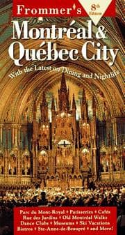 Tapa de Frommer's Montreal & Quebec City