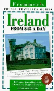 Tapa de Frommer's Frugal Traveler's Guides