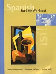 Tapa de Worktext for Spanish for Life