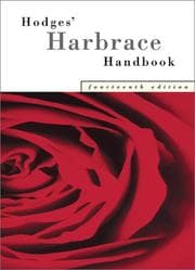 Tapa de Hodges' Harbrace Handbook with APA Update Card