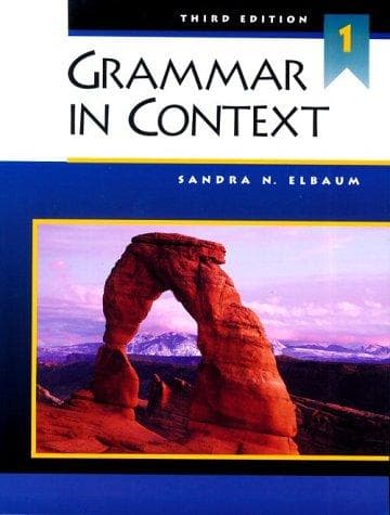 Tapa de Grammar in Context 1, fourthon (Student Book)