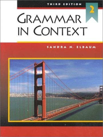 Tapa de Grammar in Context 2, Third Edition (Student Book)