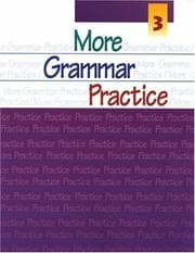 Tapa de More Grammar Practice 3