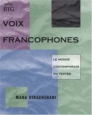 Tapa de Voix francophones