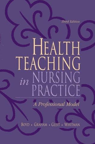 Tapa de Health teaching in nursing practice