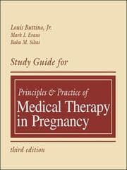 Tapa de Study Guide for Principles and Practice of Medical Therapy In Pregnancy