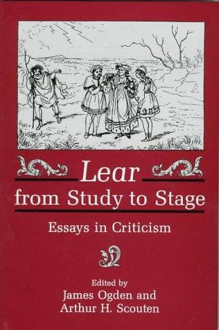 Tapa de Lear from study to stage