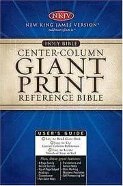 Tapa de Nelson Classic Giant Print Center-Column Reference Bible