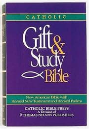 Tapa de Cathloic Gift and Study Bible