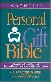 Tapa de Personal Gift Bible