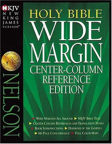 Tapa de Holy Bible Wide Margin Center-Column Reference Edition