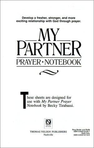 Tapa de My Prayer Partner Notebook Refill Sheets
