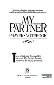 Tapa de My Prayer Partner Notebook Refill Sheets