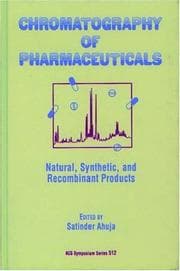Tapa de Chromatography of Pharmaceuticals