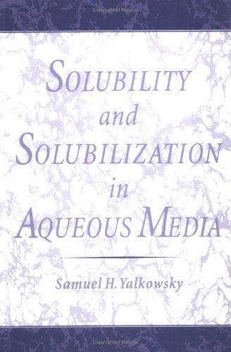 Tapa de Solubility and solubilization in aqueous media