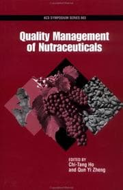 Tapa de Quality Management of Nutraceuticals