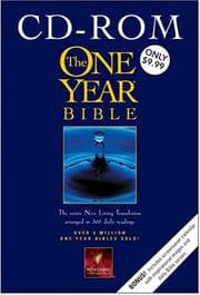 Tapa de The one year Bible for those who thirst