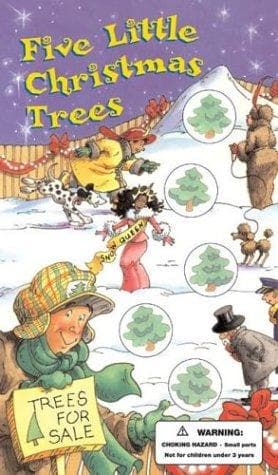 Tapa de Five Little Christmas Trees