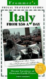 Tapa de Frommer's frugal traveler's guides