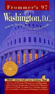 Tapa de Frommer's 97 Washington, D. C. (Frommer's Washington Dc)