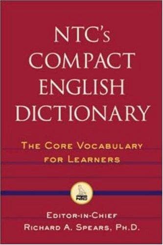 Tapa de NTC's compact English dictionary