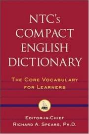 Tapa de NTC's compact English dictionary