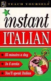 Tapa de Instant Italian