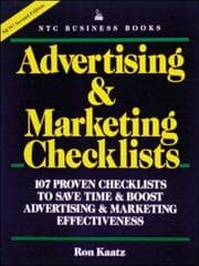 Tapa de Advertising & marketing checklists