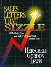 Tapa de Sales letters that sizzle