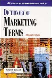 Tapa de Dictionary of marketing terms