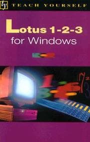 Tapa de Lotus 1-2-3 for Windows to release 4