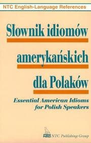 Tapa de Słownik idiomów amerykańskich dla Polaków
