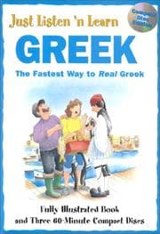 Tapa de Just Listen 'N Learn Greek (Just Listen N' Learn)
