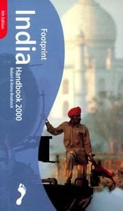 Tapa de Footprint India Handbook 2000