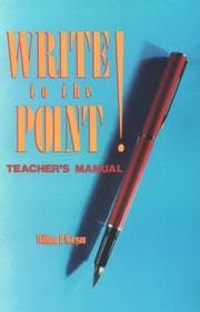 Tapa de Write to the point