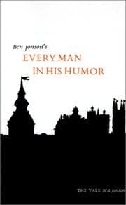 Tapa de Ben Jonson's Every Man in His Humor (Ben Jonson Series: No. 5)