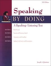 Tapa de Speaking by doing