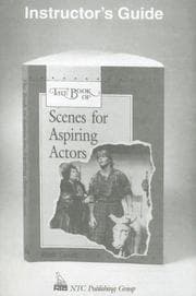 Tapa de The Book of Scenes for Aspiring Actors, Teacher Manual