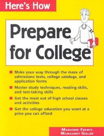 Tapa de Prepare for college