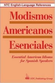 Tapa de Modismos Americanos esenciales =