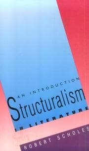 Tapa de Structuralism in literature.
