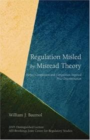 Tapa de Regulation misled by misread theory