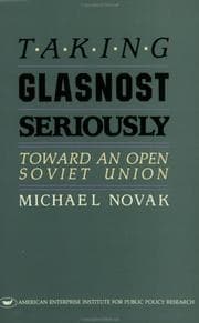 Tapa de Taking glasnost seriously
