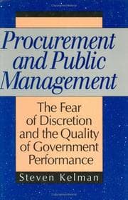 Tapa de Procurement and public management