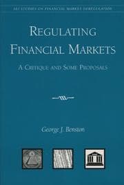 Tapa de Regulating Financial Markets